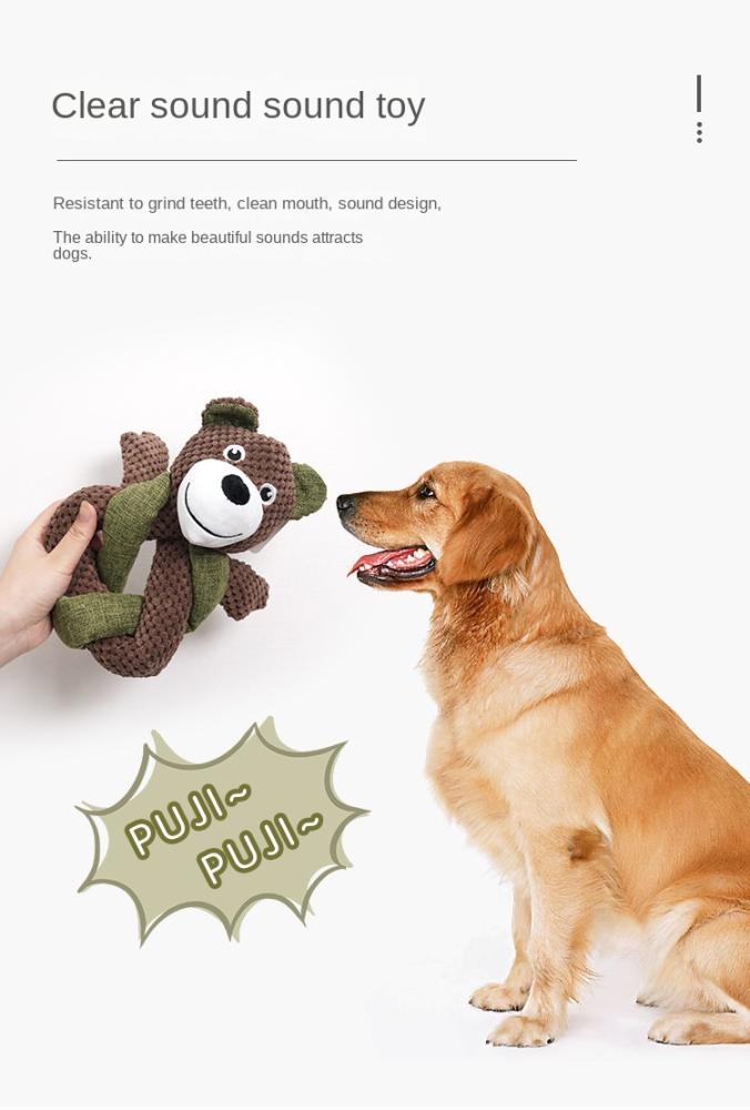 Rabbit Hair Linen Dog Toy Series