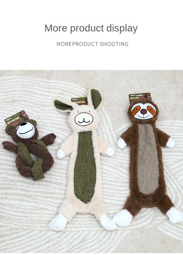 Rabbit Hair Linen Dog Toy Series