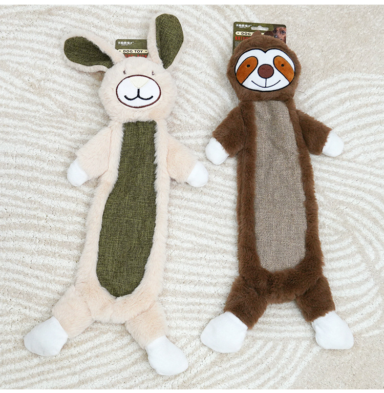 Rabbit Hair Linen Dog Toy Series