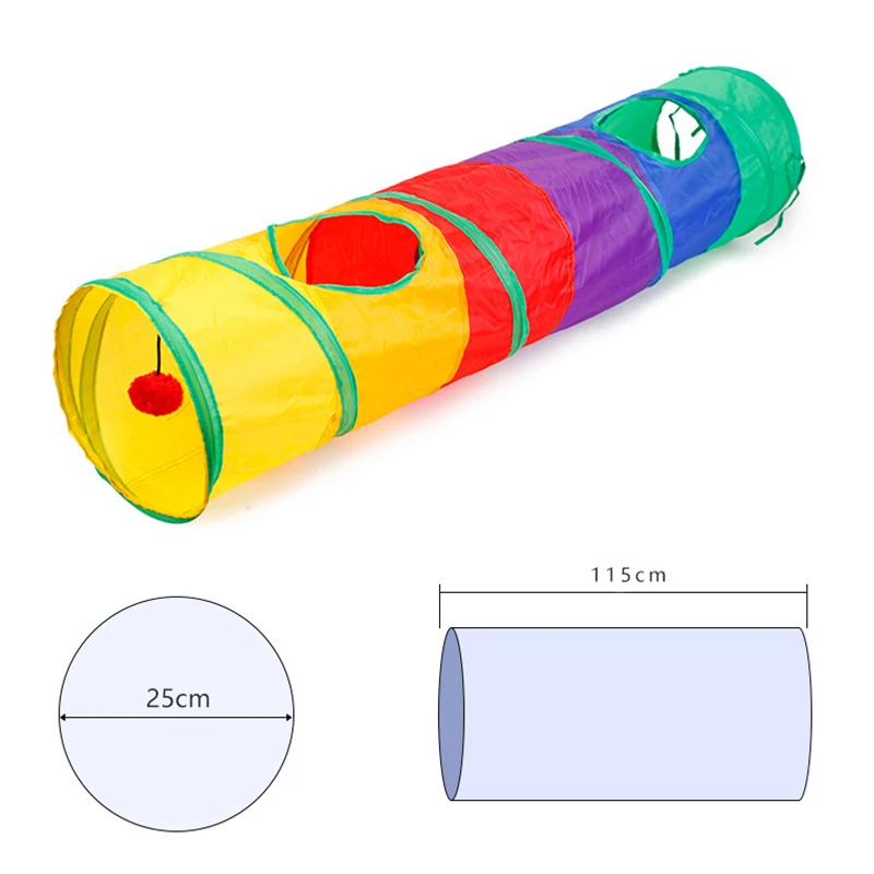 Cat Tunnel Pet Tube Collapsible Play Toy