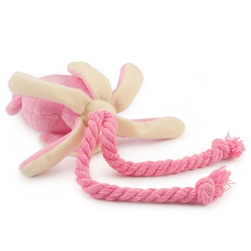 Octopus Shaped Dog Toy