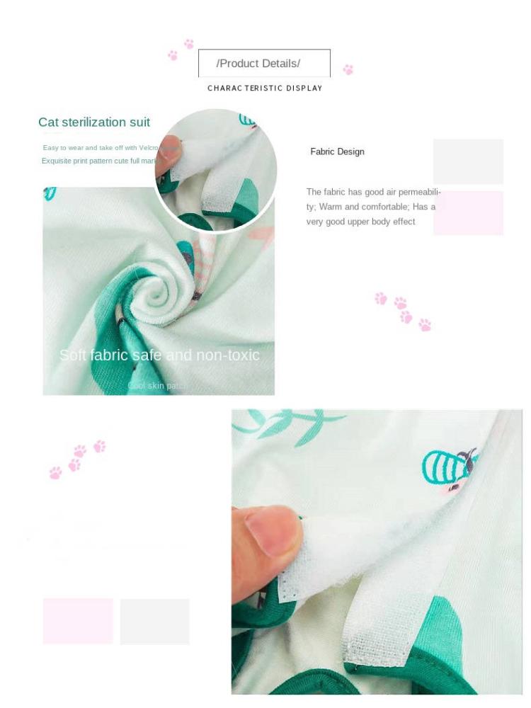 Cat Sterilization Clothing And Weaning Clothing