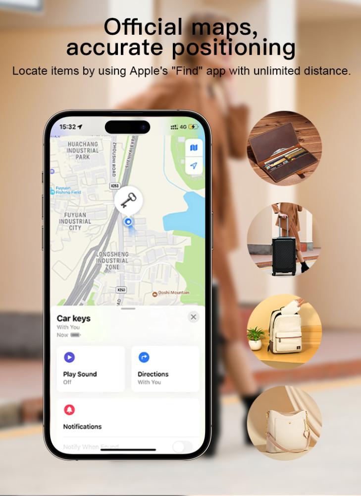 Card Style Pet Positioning And Anti Loss Device
