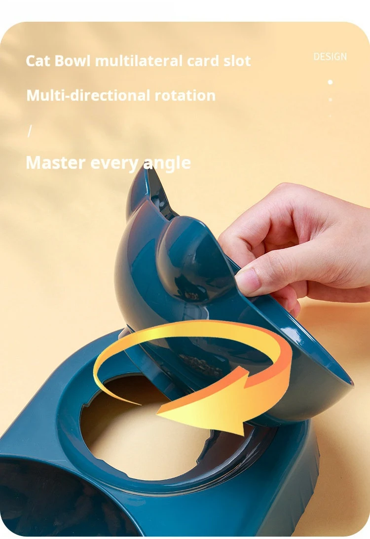 Pet Bowl With Gravity Water Bottle