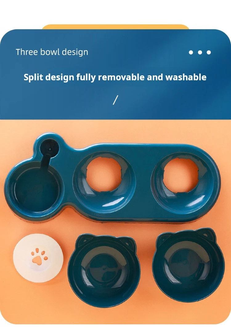 Pet Bowl With Gravity Water Bottle