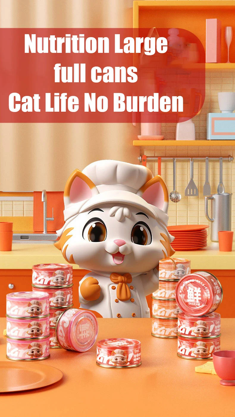 High Protein Cat Snacks Canned Sea Fish