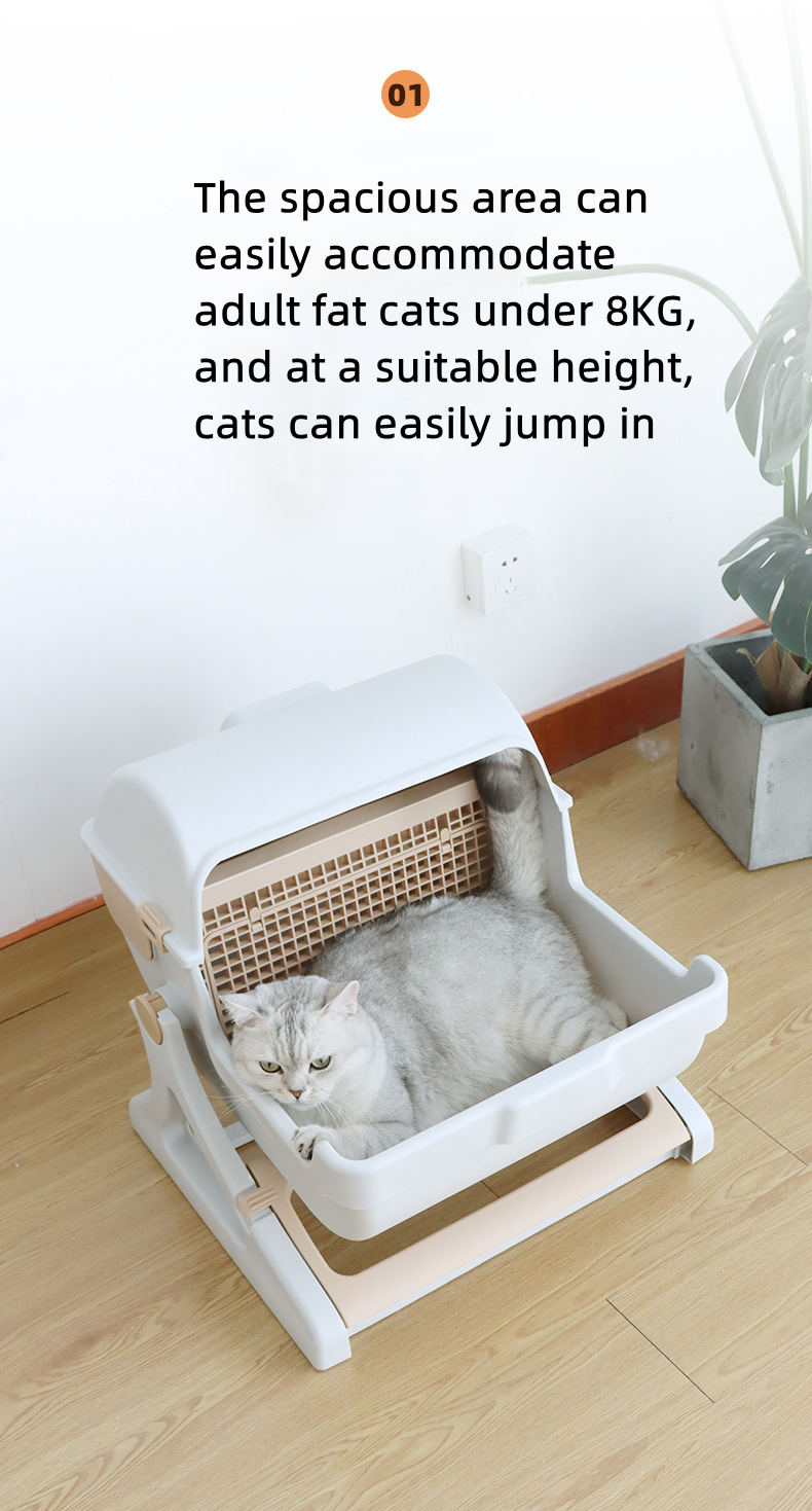 Semi Automatic Cat Litter Box