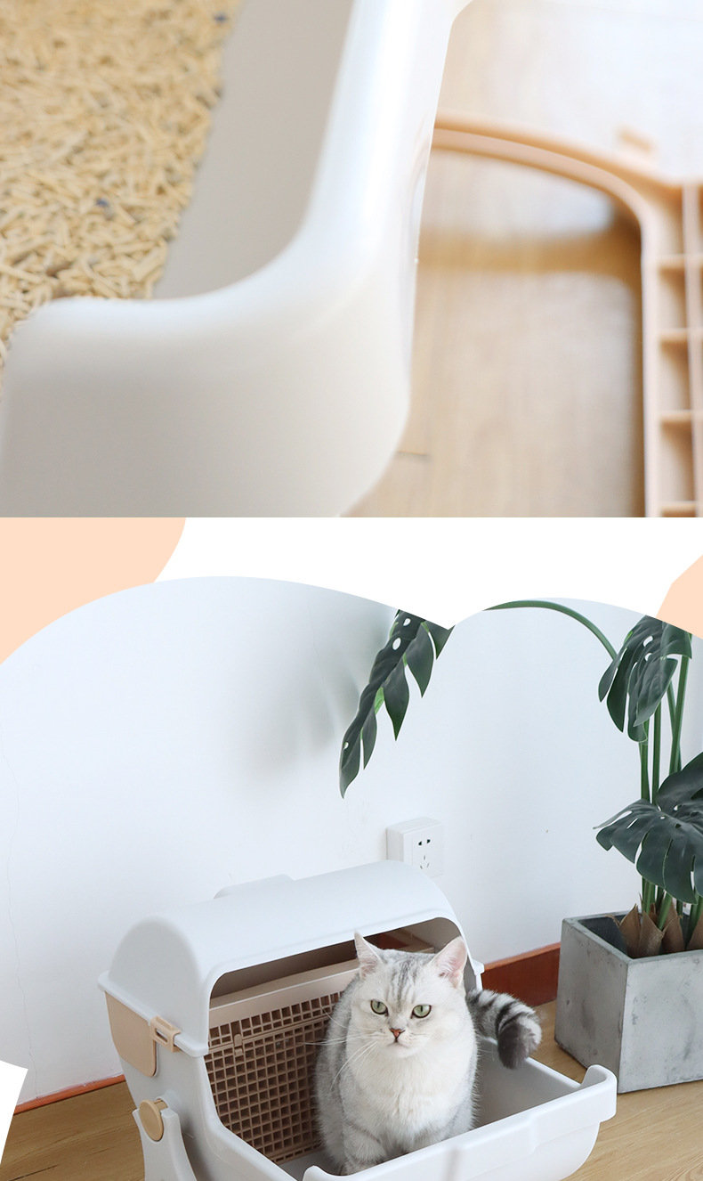 Semi Automatic Cat Litter Box
