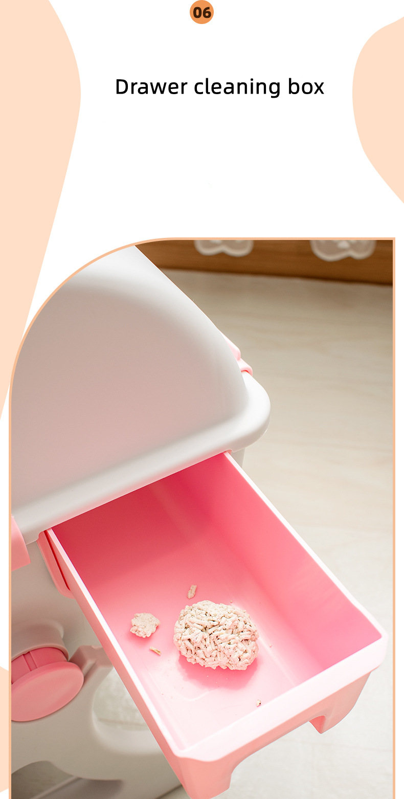Semi Automatic Cat Litter Box