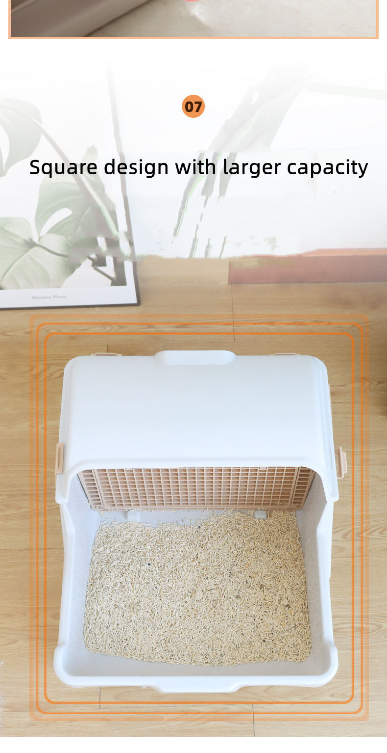 Semi Automatic Cat Litter Box