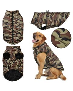 Camouflage Printed Dog Coat