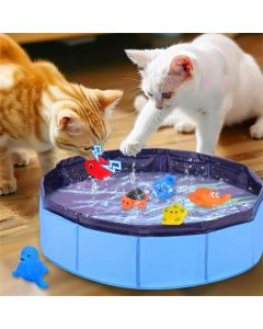 Cat Bathtoy Pet Water Play Cleaning Pool
