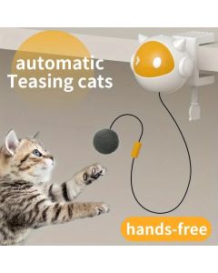 Interactive Cat Teasing Toy With Automatic No Lifting And Drop Ball