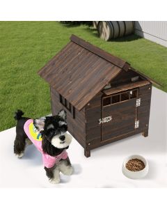 Dog House With Doors And Windows