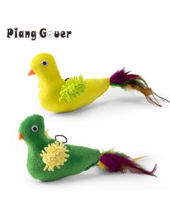 Plush Simulation Bird Cat Teasing Stick