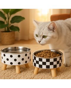 Stainless Steel Spill Proof Pet Food Plate