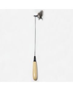 Spotted Wooden Handle Spring Cat Teaser Stick