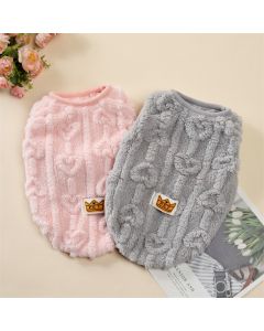 Warm Winter Wool Pet Vest Jacket