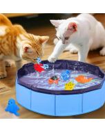 Cat Bathtoy Pet Water Play Cleaning Pool