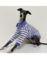 Cotton Striped Dog Polo Shirt