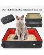 Oxford Cloth Foldable Cat Litter Box