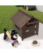 Dog House With Doors And Windows