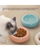 Ceramic Cat Bowl With Donuts