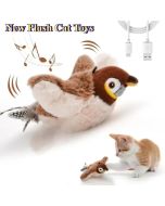 Hot Cat Interactive Toys Catnip Electric Pat Bird
