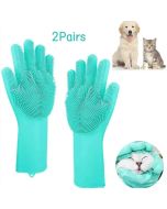 Silicone Hair Removal Pet Cleaning Gloves