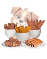 Dog Food Snacks And Dried Meat Combination
