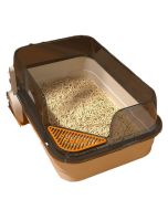 Semi Enclosed Cat Litter Box