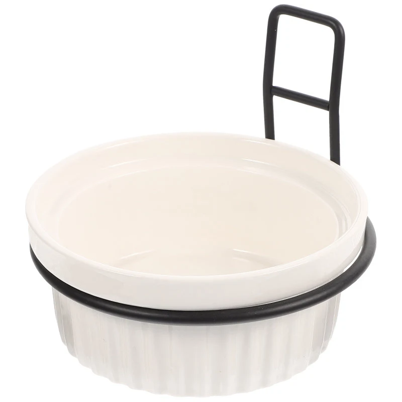 Ceramic Iron Pet Feeding Bowl