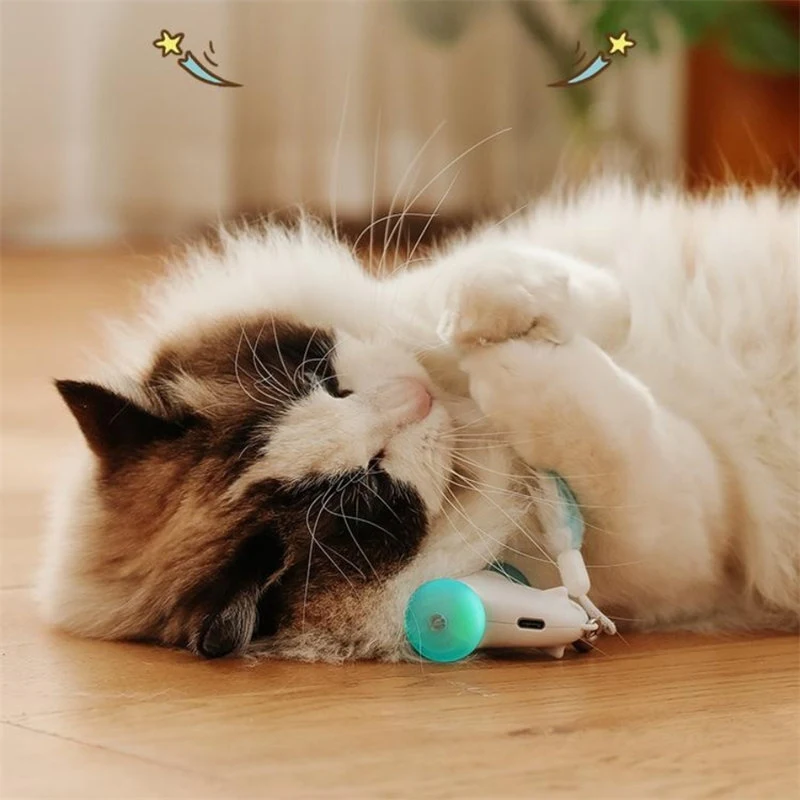 Intelligent Induction Electric Running Mouse Cat Toy