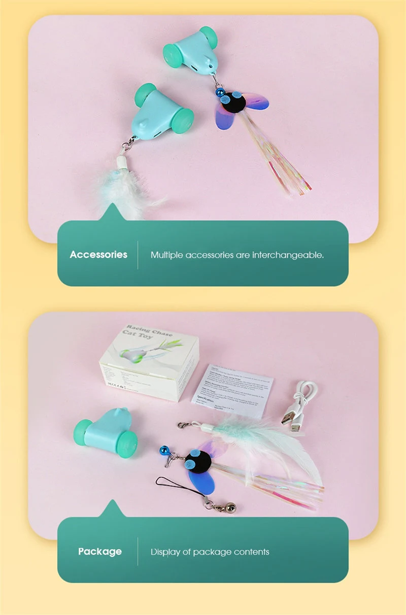 Intelligent Induction Electric Running Mouse Cat Toy