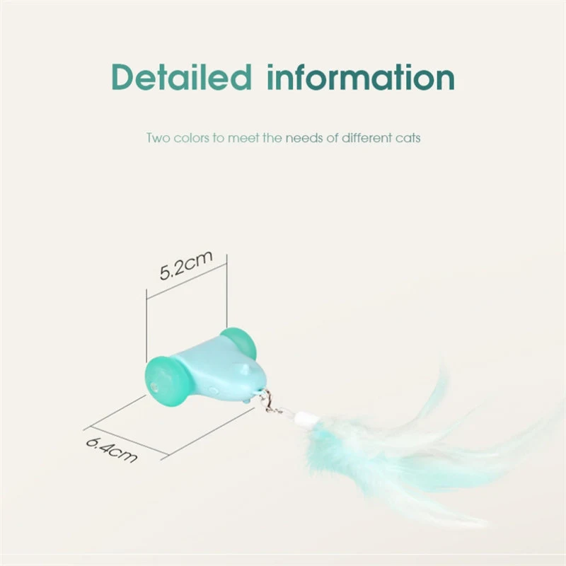 Intelligent Induction Electric Running Mouse Cat Toy