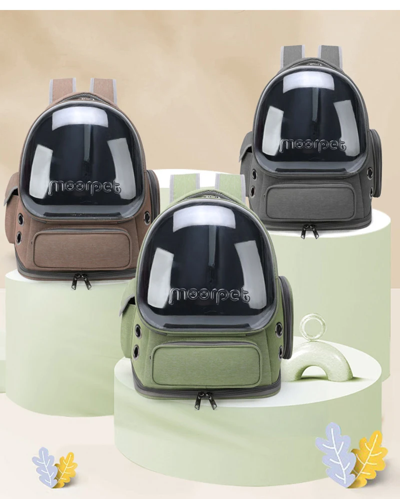 Transparent Breathable Cat Travel Backpack