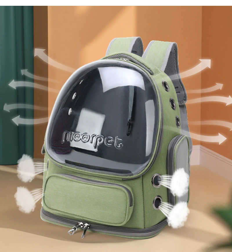 Transparent Breathable Cat Travel Backpack