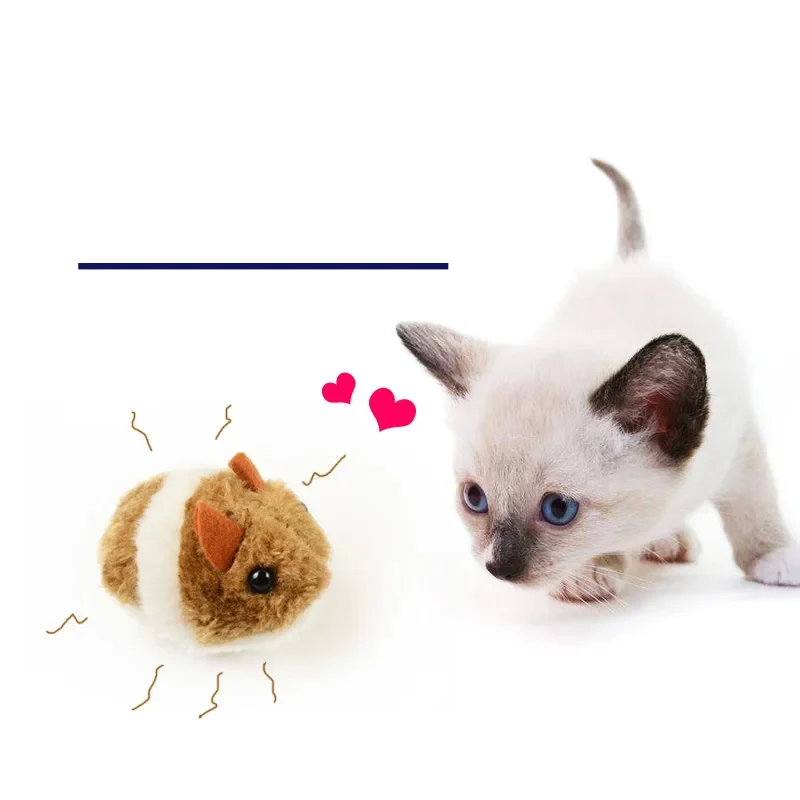 Plush Mouse Shaped Cat Toy