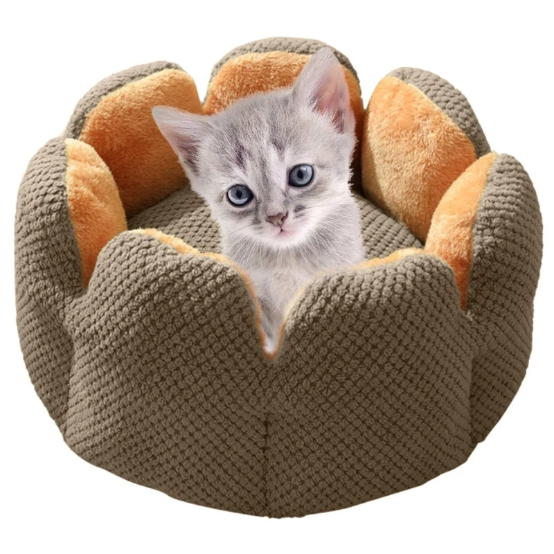 Bed House Lovely Cactus Flower Puppy Kennels Mat