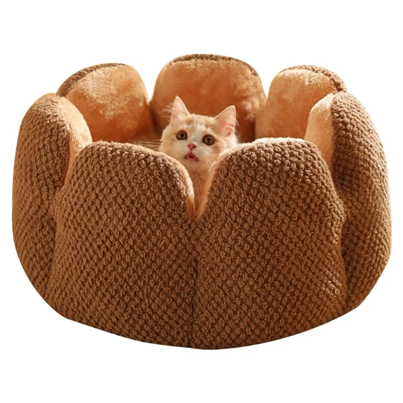 Bed House Lovely Cactus Flower Puppy Kennels Mat