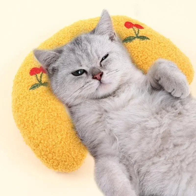 Cat And Dog Universal Soft U-Shaped Pillow