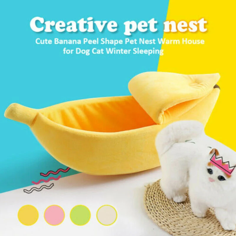 Cute Banana Shaped Pet Nest