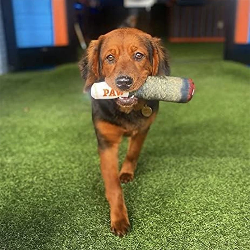 Dog Cigar Plush Teeth Chewing Toy
