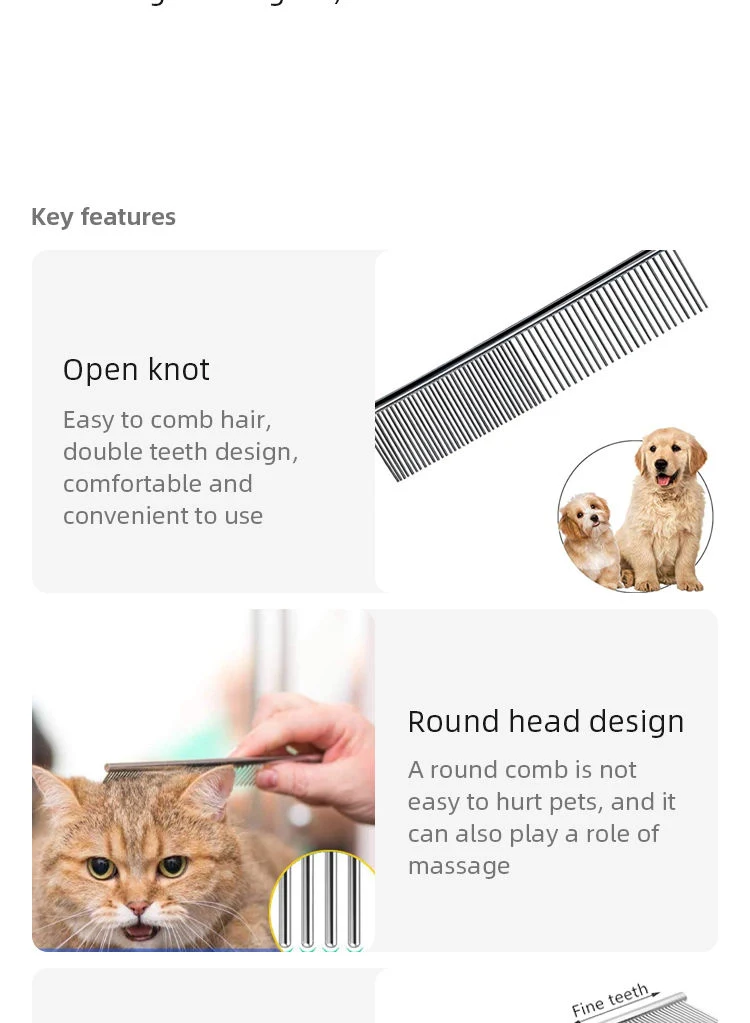 Pet Anti Tangling Hair Removal Comb
