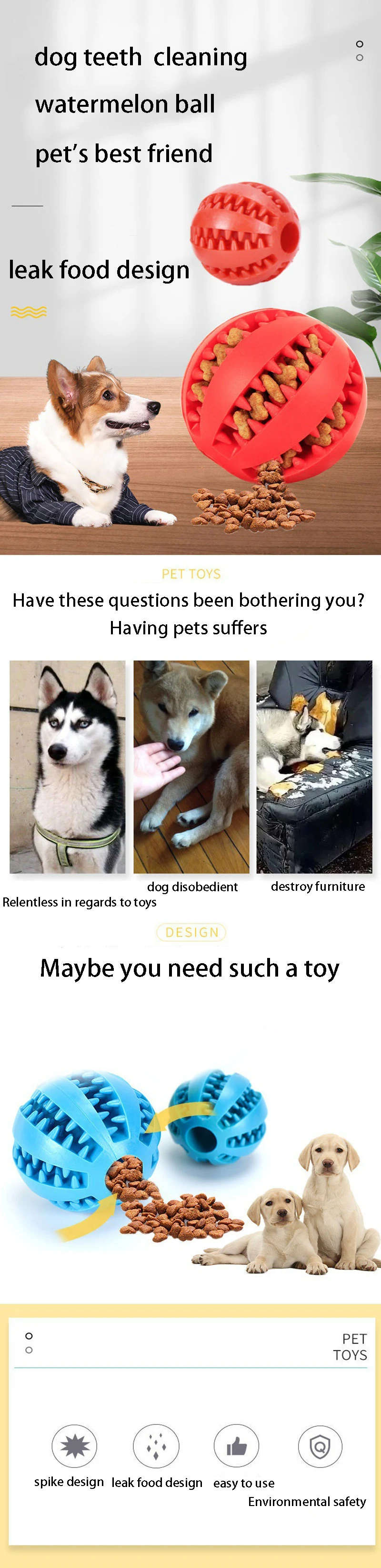 Dog Teeth Cleaning And Treatment Ball