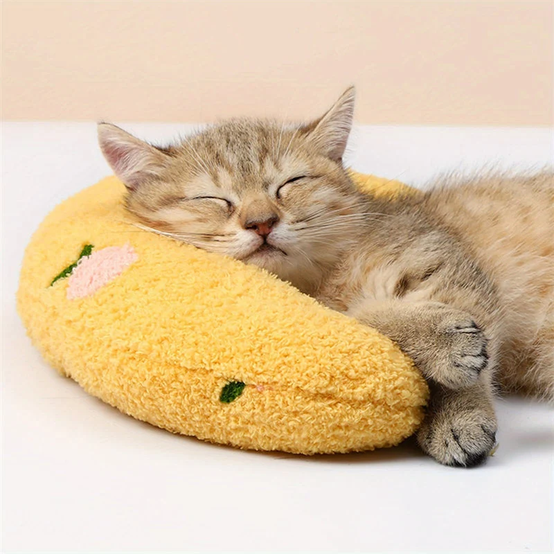 Pet U-shaped Neck Pillow With Crescent Shape