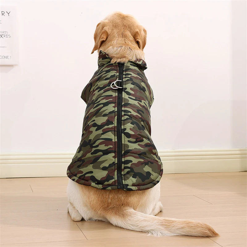 Camouflage Printed Dog Coat