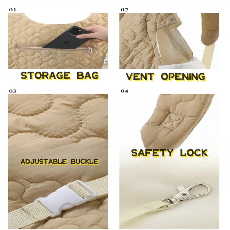 Large Capacity Chest And Back Dog And Cat Outdoor Bag