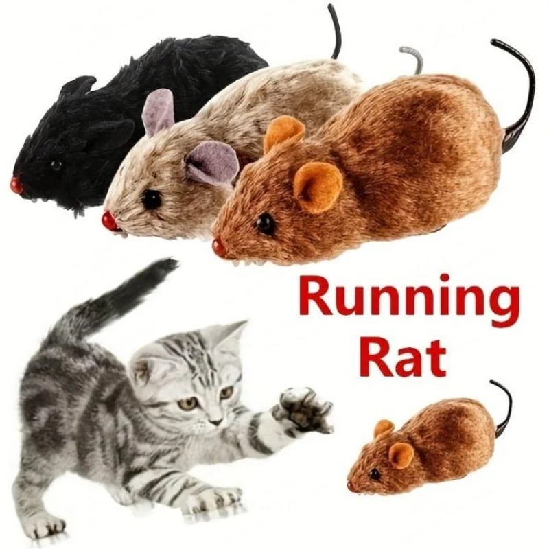Pet Running Plush Mouse Toy