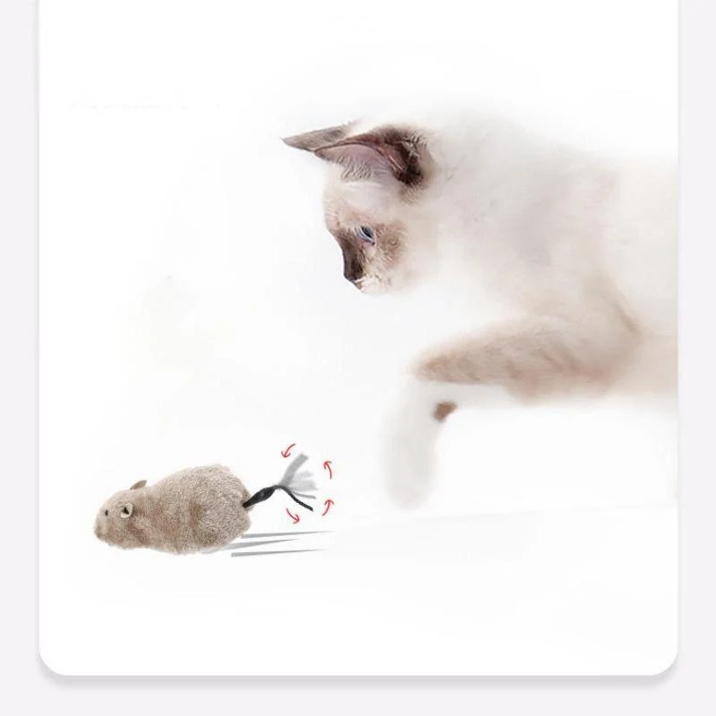 Pet Running Plush Mouse Toy